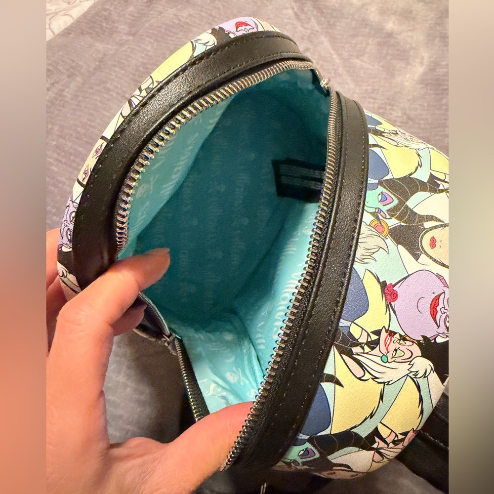 Disney Loungefly Villains Patterned Backpack - image 4